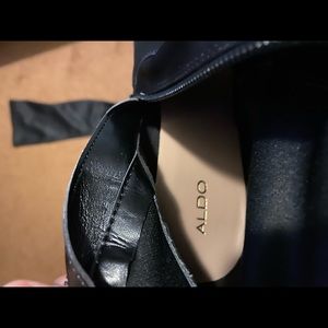 Aldo Shoes - Over the knee high black satin boots Aldo Shoes - Over the knee high black satin boots